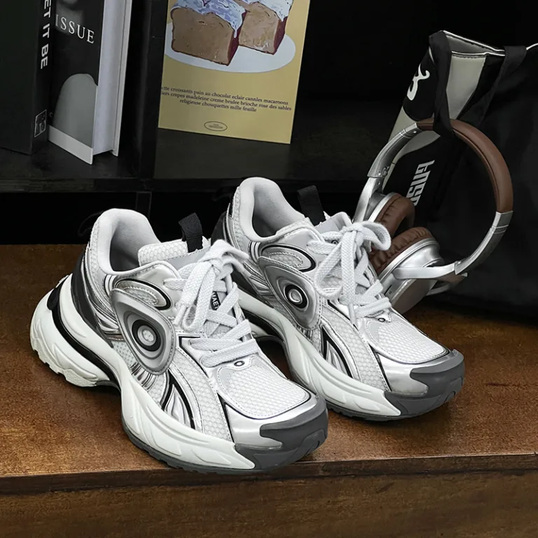 Paris co-branded turbo couple dad shoes for men and women for spring and autumn new breathable running athleisure shoes - Image 2
