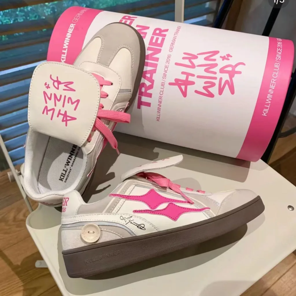 Puff board shoes women's spring and autumn 2024 new flat German training shoes women's clamshell niche design athleisure shoes