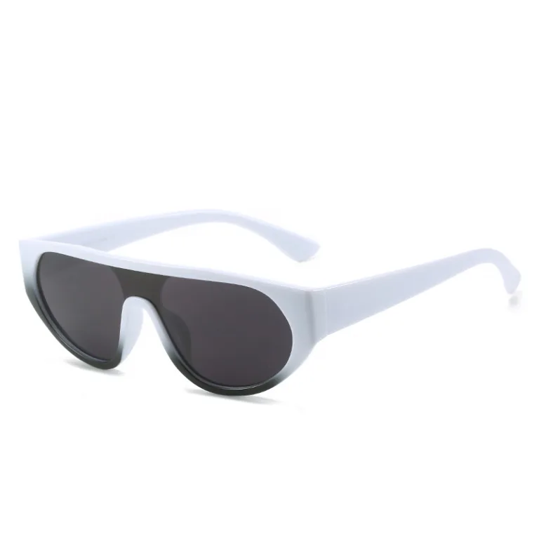 2023 new all-in-one sunglasses Cross-border personality dazzling one-piece jelly-colored glasses Versatile and simple sunglasses for women - Image 6