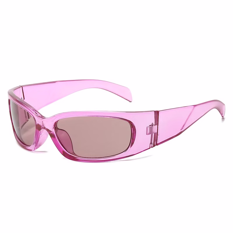 Trendy futuristic sports sunglasses European and American Y2K wind goggles, fashion sunglasses, men's and women's trendy party glasses