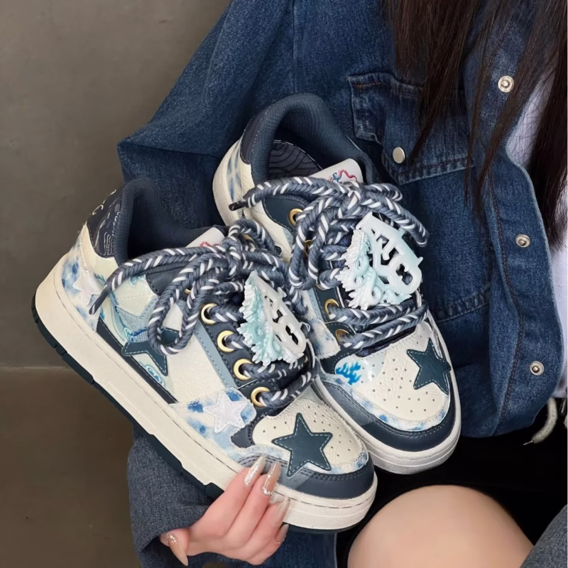 RAALAIXO Year of the Dragon Limited Star Sneakers National Tide Autumn and Winter New Comfortable and Versatile Sneakers for Male and Female Stars with the Same Style - Image 3