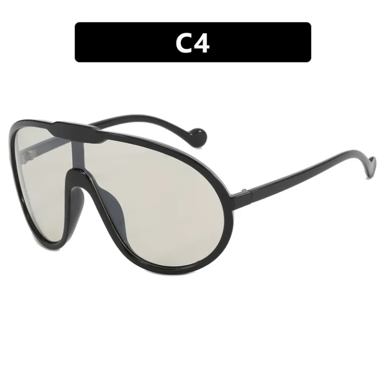 Toad sunglasses 2023 new European and American large-frame integrated sunglasses cross-border outdoor windproof sunglasses street photography - Image 7