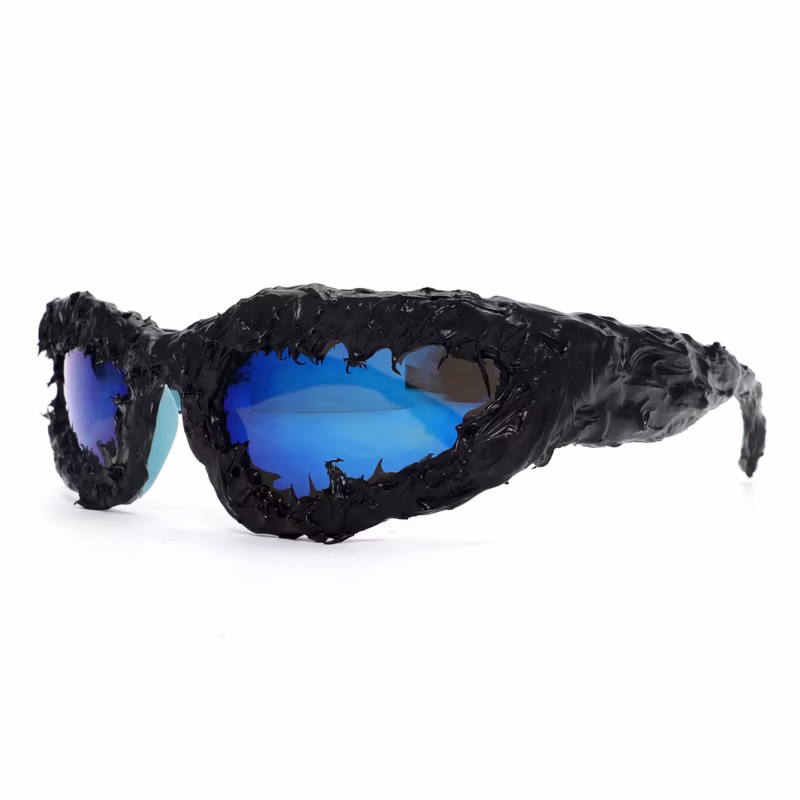 Yumomo2025 avant-garde pioneer sunglasses hot girl personality top shape epoxy polarizer [brushed system] - Image 7
