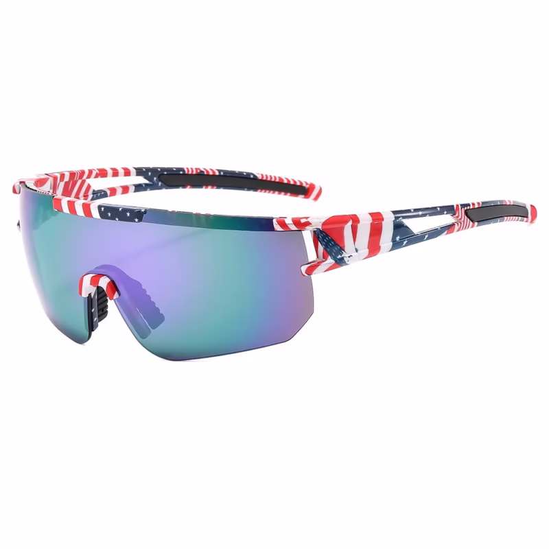 Outdoor sports cycling dazzling sunglasses men's cross-border new bicycle sunglasses windproof sand and impact glasses - Image 8