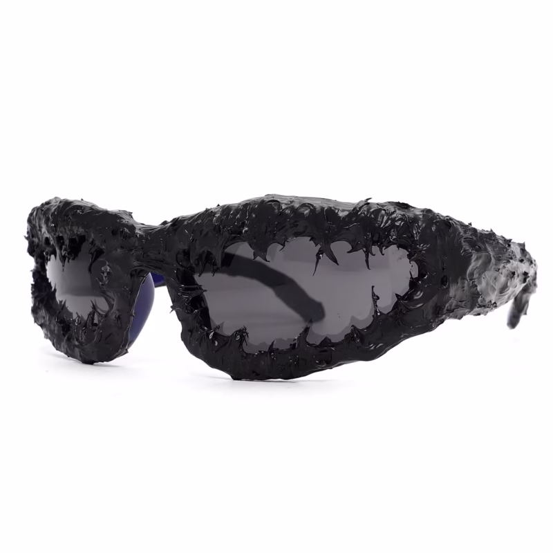 Yumomo2025 avant-garde pioneer sunglasses hot girl personality top shape epoxy polarizer [brushed system] - Image 9