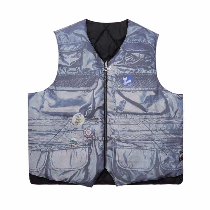2023 Autumn and winter simple jackets, cotton clothes, men’s two-wear casual vests, couples” wear, loose tops and jackets - Image 5