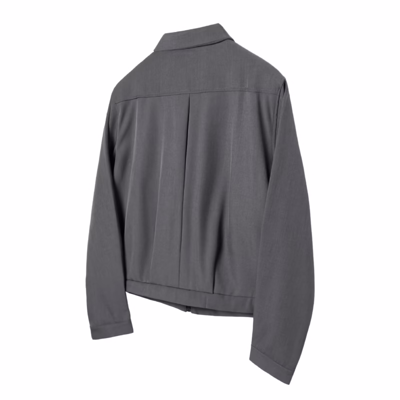 EON MODISH men's clothing 2024 autumn new real shot American street trend basic simple versatile jacket - Image 4