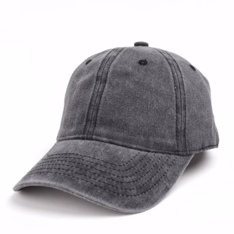 Hat women's cross-border washed old baseball cap Korean version retro versatile solid color soft top sun protection sunshade cap men's - Image 9