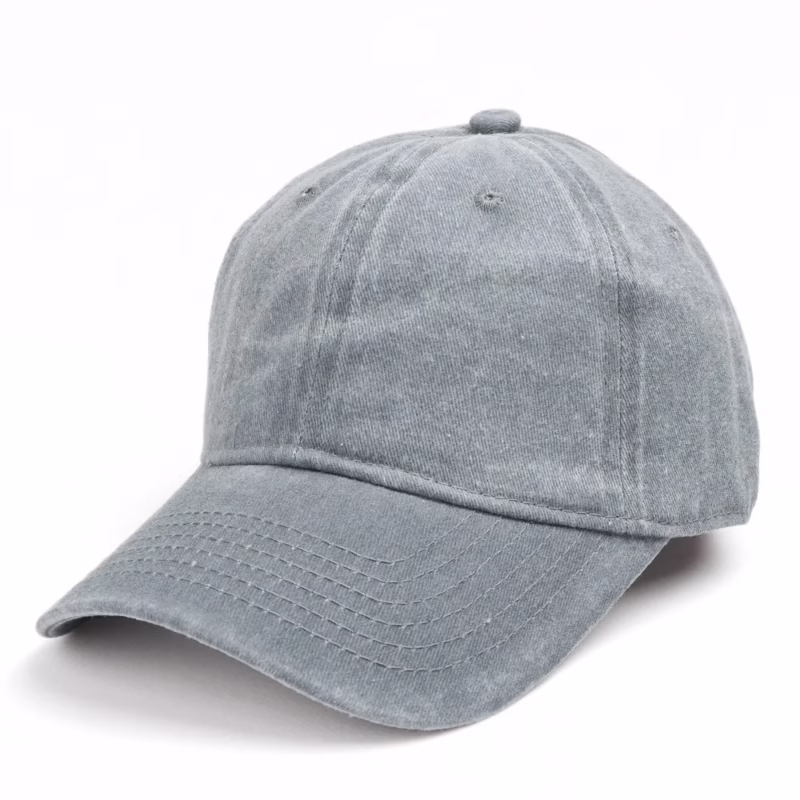 Hat women's cross-border washed old baseball cap Korean version retro versatile solid color soft top sun protection sunshade cap men's - Image 3