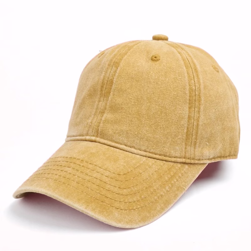Hat women's cross-border washed old baseball cap Korean version retro versatile solid color soft top sun protection sunshade cap men's - Image 4