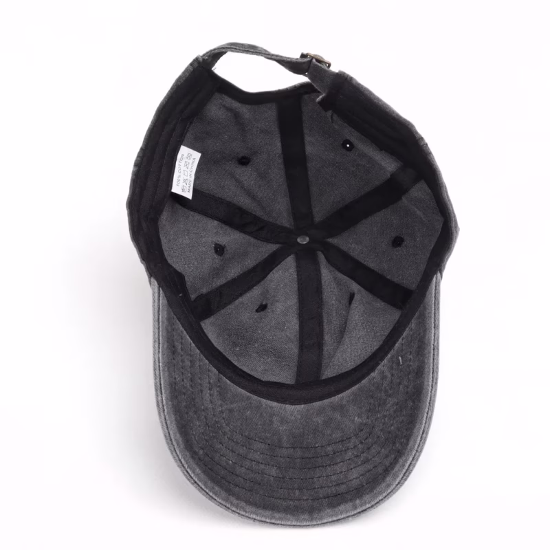 Hat women's cross-border washed old baseball cap Korean version retro versatile solid color soft top sun protection sunshade cap men's - Image 12