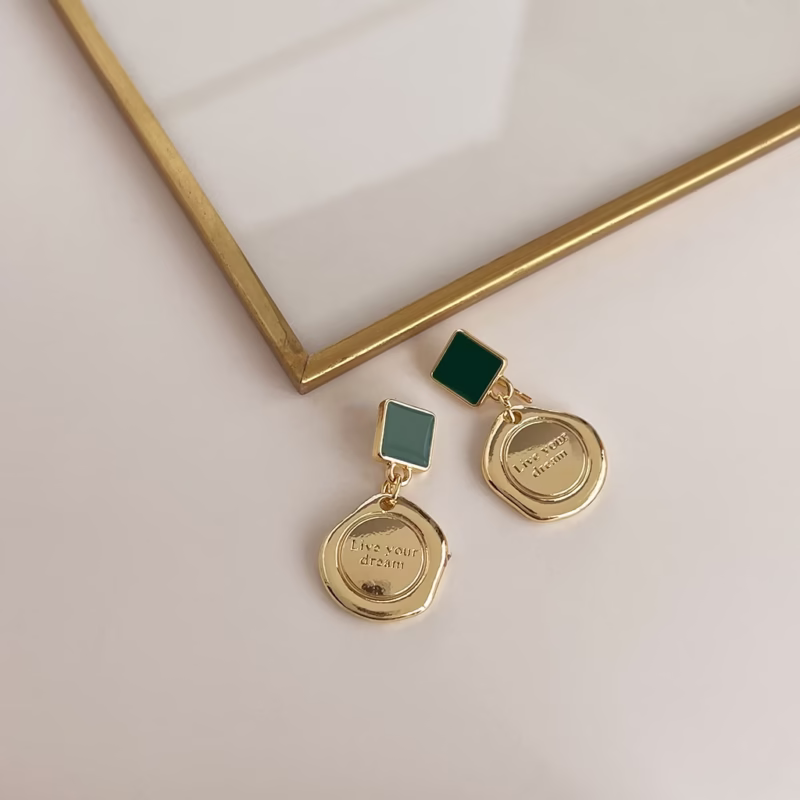 Retro vintage fashion oil drop earrings niche temperament mid-century style earrings personalized high-end Pearl earrings - Image 13