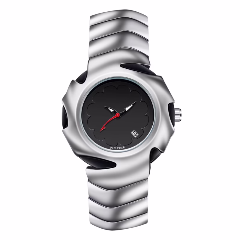 PINTIME/Pintime y2k alien personality creative blade retro watch men's ins niche design quartz watch