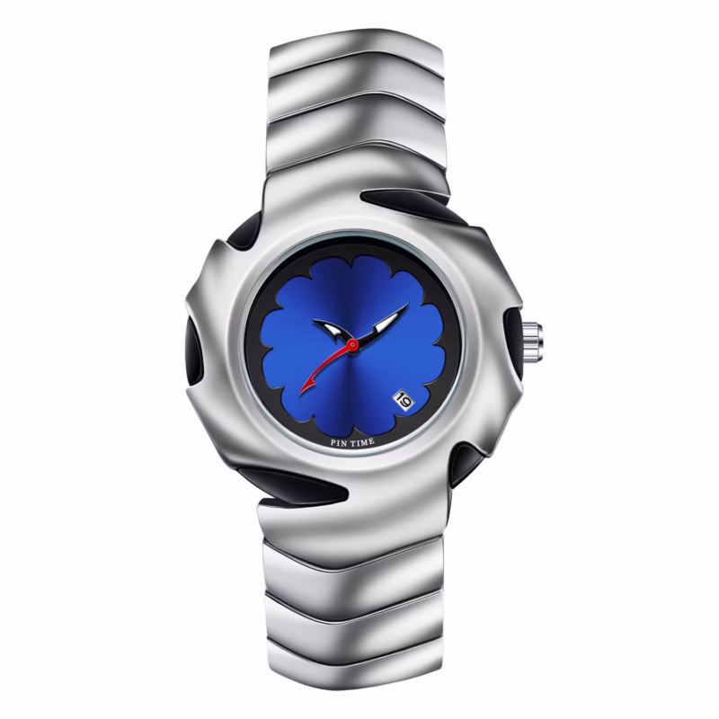 PINTIME/Pintime y2k alien personality creative blade retro watch men's ins niche design quartz watch - Image 2