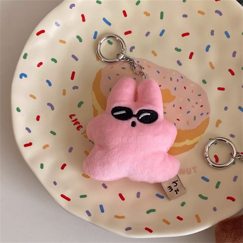 Spot ins South Korea hozumi sunglasses rabbit hug bear dolphin pudding dog plush doll hang-up baby grabbing machine - Image 3