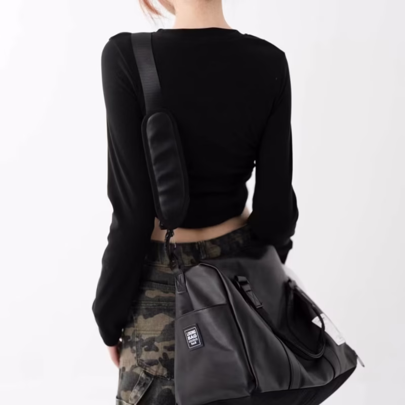 Takeoff curry man handbag cross-body bag fitness bag student shoulder bag travel bag short-distance business trip versatile - Image 4