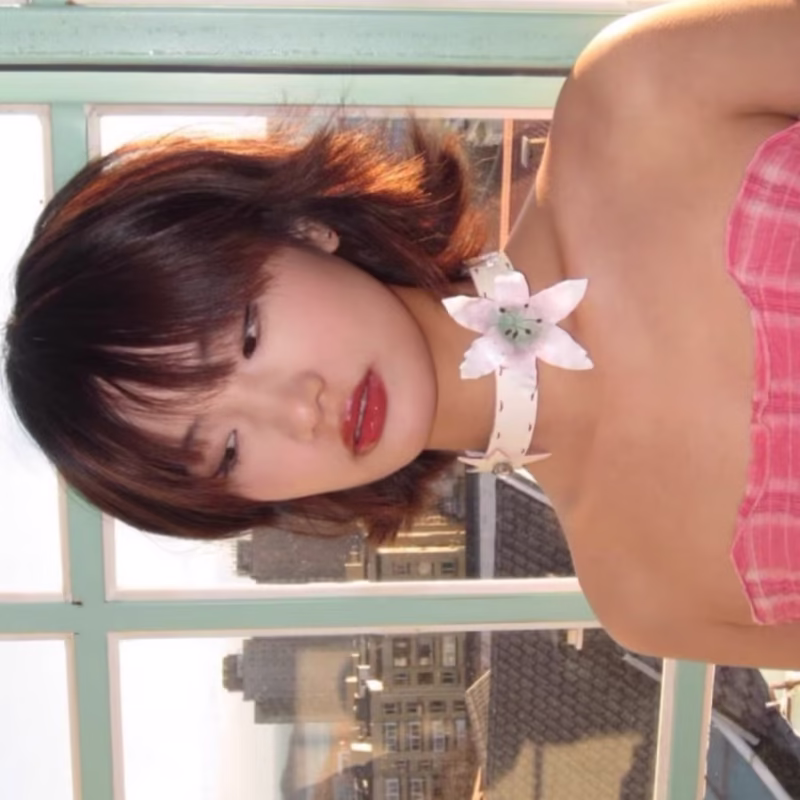 Wear more, you are the lily, the candle of the soul" 3D printing pure handmade dual-use Chocker red and white - Image 4