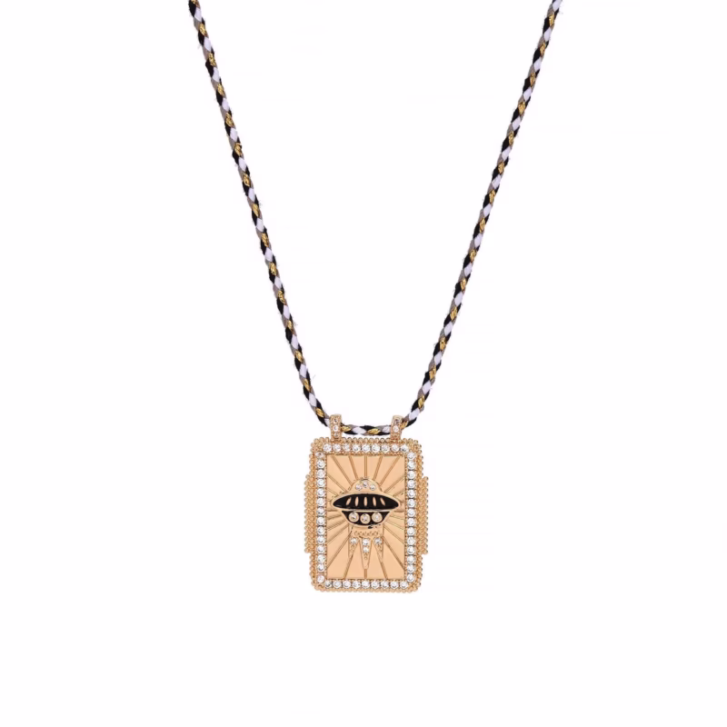 Bohemian style generous card tarot card necklace female sun moon devil's eye necklace love long necklace hair - Image 6
