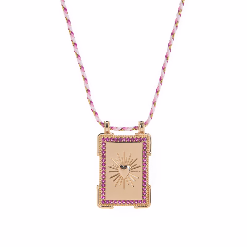 Bohemian style generous card tarot card necklace female sun moon devil's eye necklace love long necklace hair - Image 5