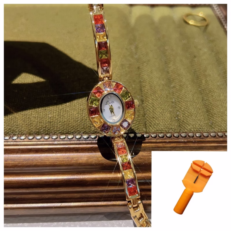 LSVTR medieval watch women's niche high-end fashion ins light luxury TikTok hot high-end Women's watch - Image 5